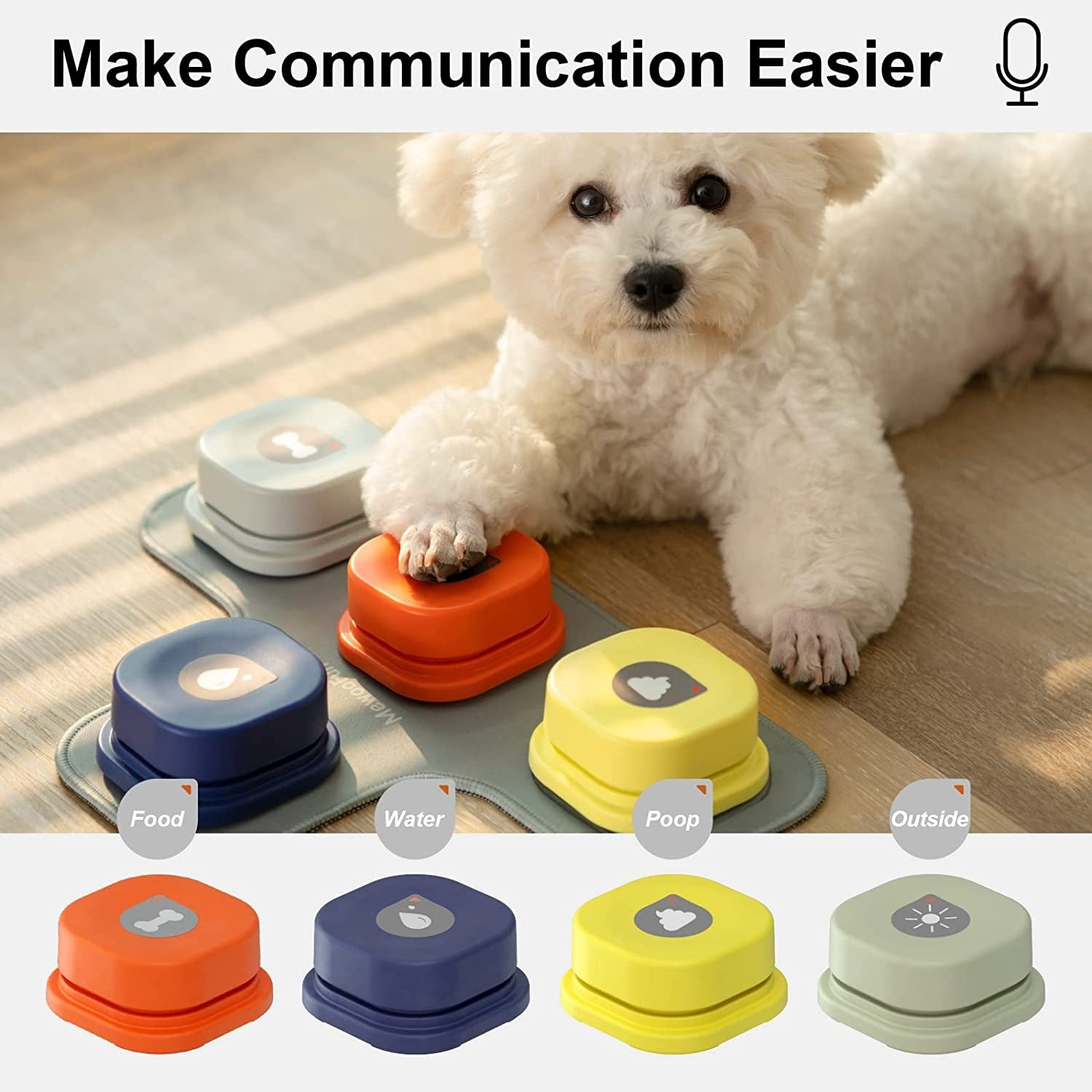 Dog Button Record Talking Toy