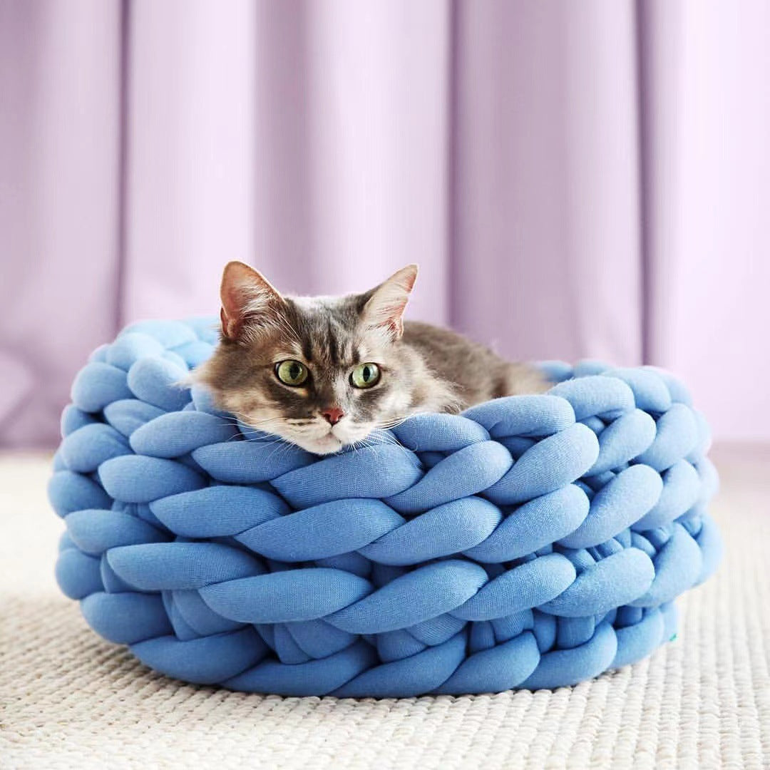 Cat Long Plush House Cushion