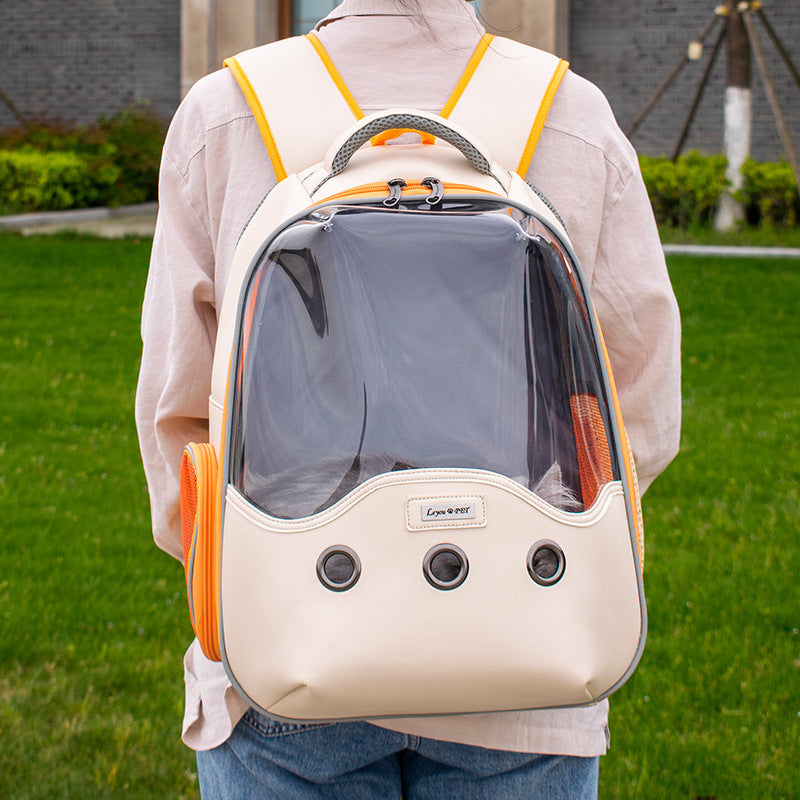 Pet Travel Transparent Backpack