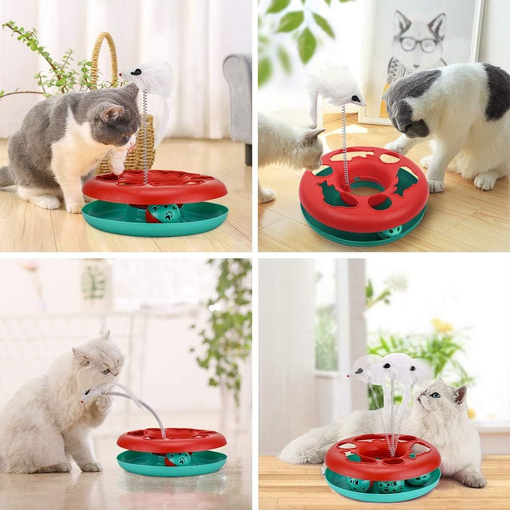 Cat Spring Teaser Mouse Toy