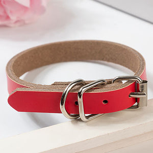 Leather dog Collar