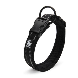 reflective soft padded dog Collar
