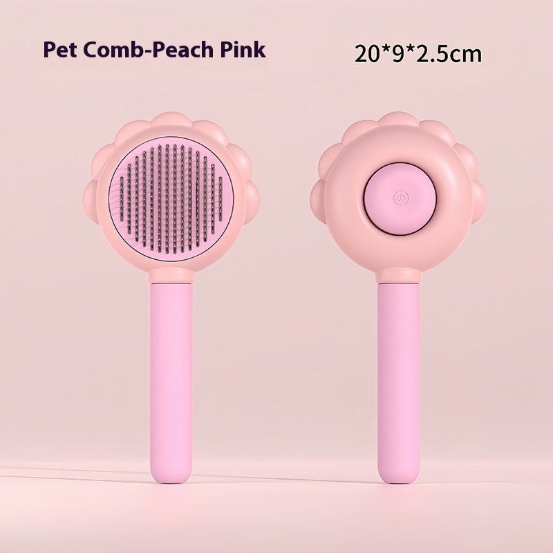 2 In 1 Self Cleaning Dog Brush