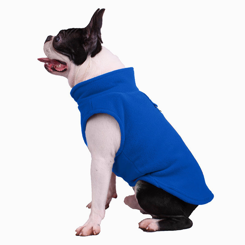Dog Solid Color Fleece Singlet