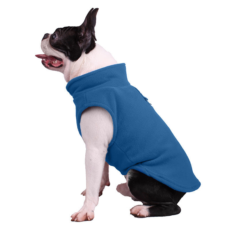 Dog Solid Color Fleece Singlet