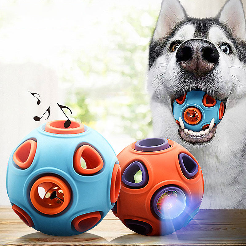 Dog Luminous Ball Toy – Glow-in-the-Dark Sounding Play Ball