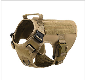 Tactical large dog vest