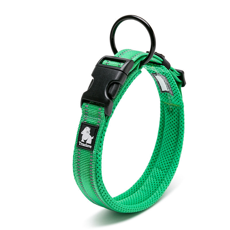 reflective soft padded dog Collar