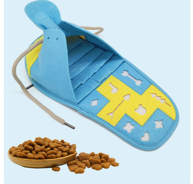 Dog Sound Slow Food Toy