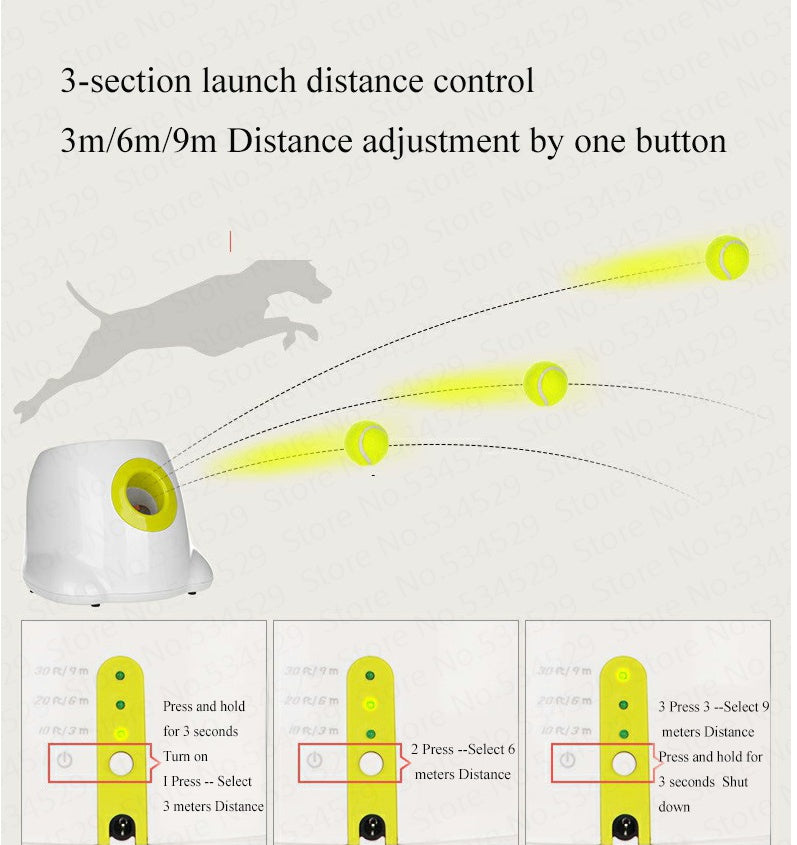 Automatic Interactive Ball Launcher For Pet's