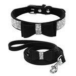 Rhinestone Bling Dog Collar Leash