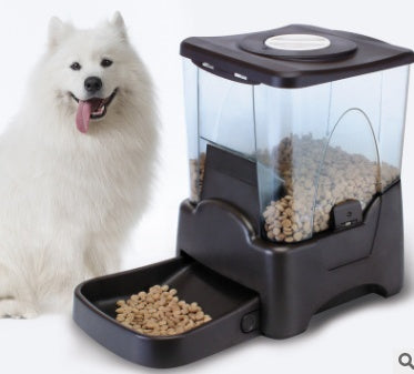 Large-capacity intelligent pet automatic feeder
