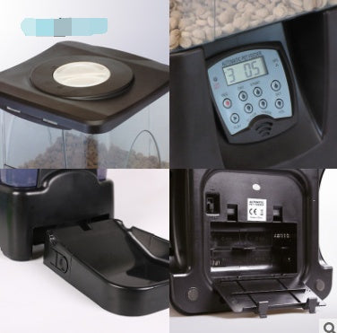 Large-capacity intelligent pet automatic feeder