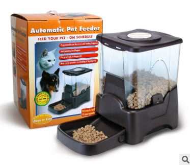 Large-capacity intelligent pet automatic feeder
