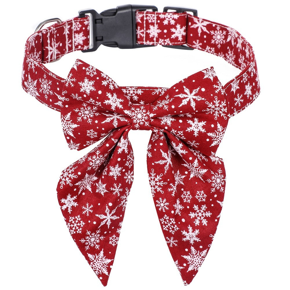 Pet Bow Tie Christmas Collar