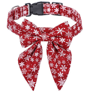 Pet Bow Tie Christmas Collar