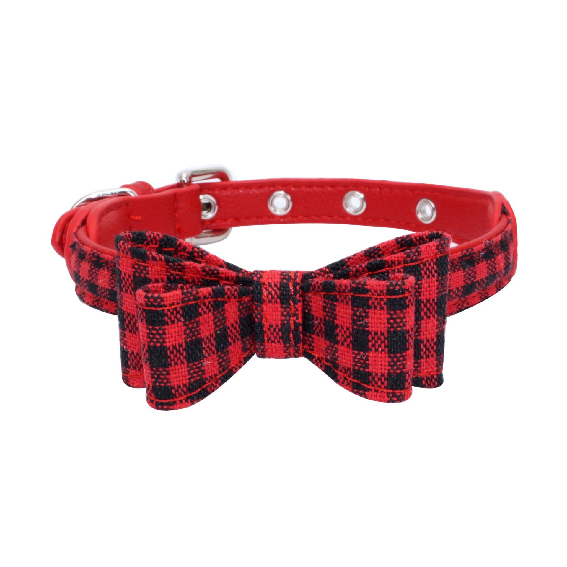 Pet leather collar