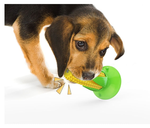 Dog Suction Cup Corn Sound Toy