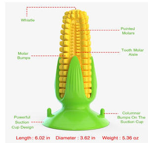 Dog Suction Cup Corn Sound Toy