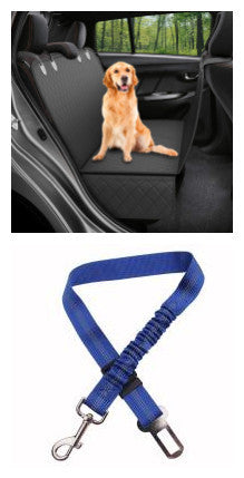 Waterproof Dog Car Seat Cover with Mesh Window