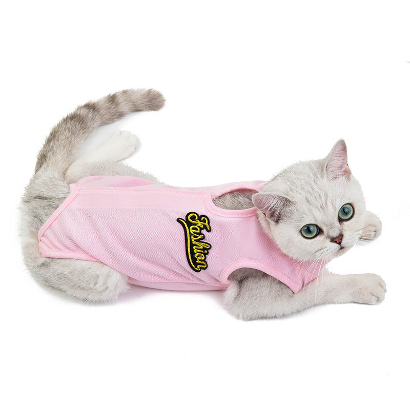 Anti-Licking Cat Summer Clothes