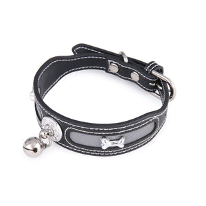 Reflective Bone Mark Dog Collar