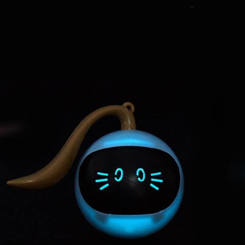 Interactive Smart Automatic Rotating LED Toy Ball For Cats And Dogs