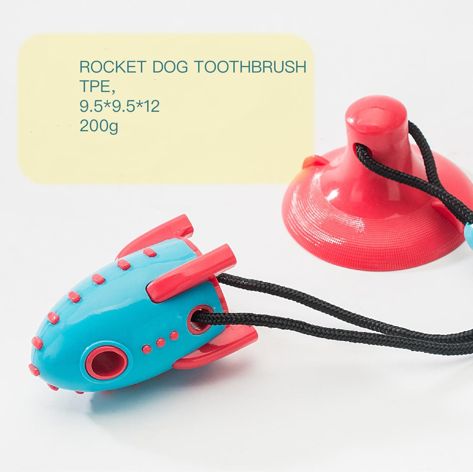 Rocket Leaking  Dog Toy