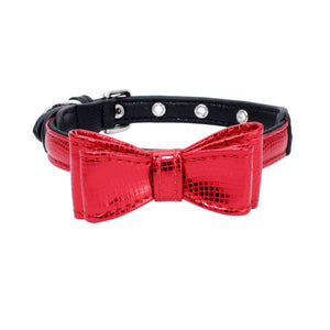 Pet leather collar