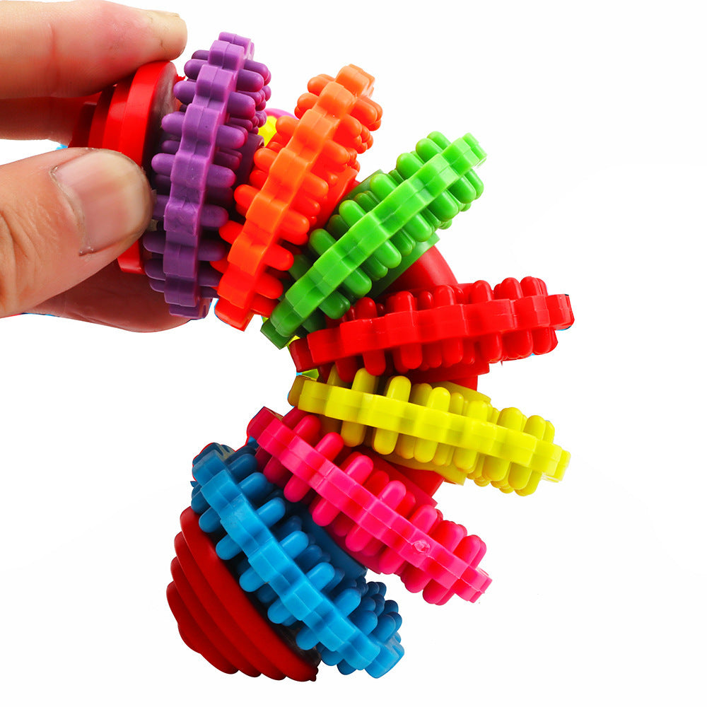 pet colorful seven-ring pagoda toy