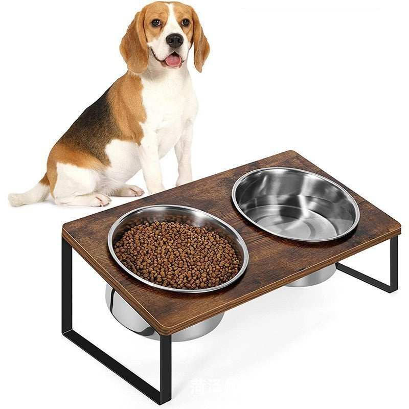 Pet Iron Rack Feeding Bowl