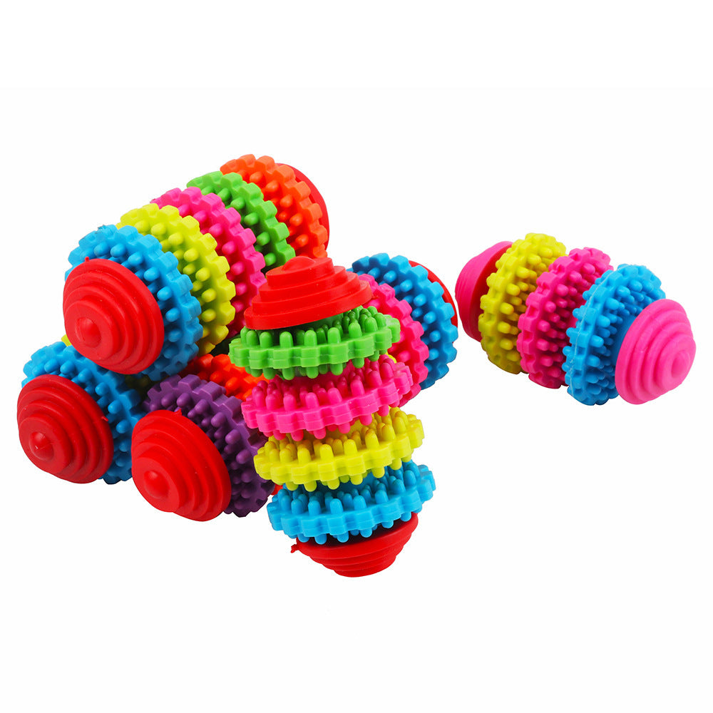 pet colorful seven-ring pagoda toy
