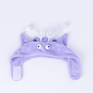 Head Wearing Feather Cat Stick Toy