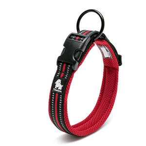 reflective soft padded dog Collar