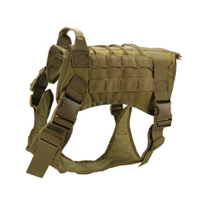 Tactical large dog vest