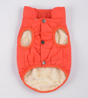 padded winter dog vest-dog fashion winter wear-teddy dog vest