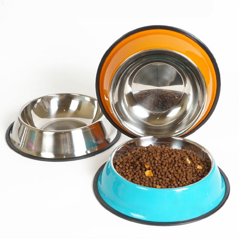 Pet feeding basin
