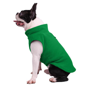 Dog Solid Color Fleece Singlet