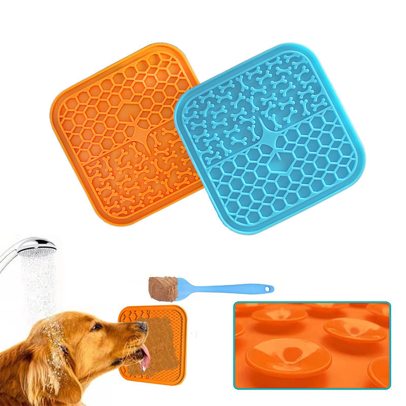 Silicone Dog Licking Slow Food Plate