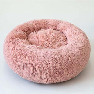 Pet Washable Round plush kennel