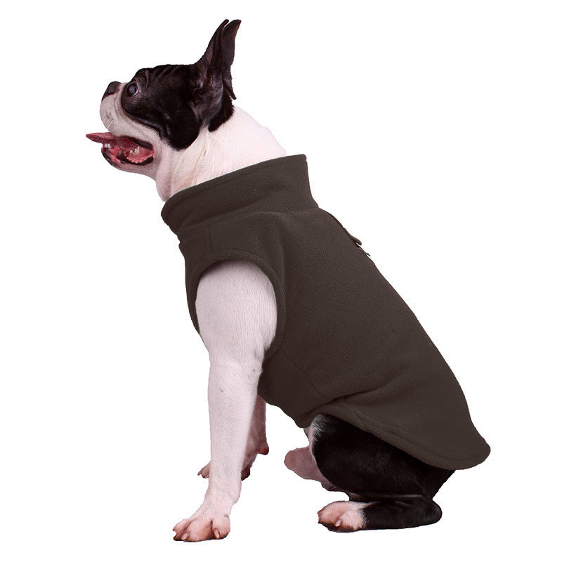 Dog Solid Color Fleece Singlet