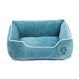 Calming Bolster Dog Bed - Orthopedic Corduroy Pet Sofa with Removable Washable Cover - Anti-Anxiety Lounger for Small, Medium & Large Dogs