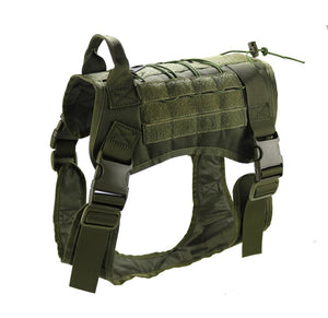 Tactical large dog vest