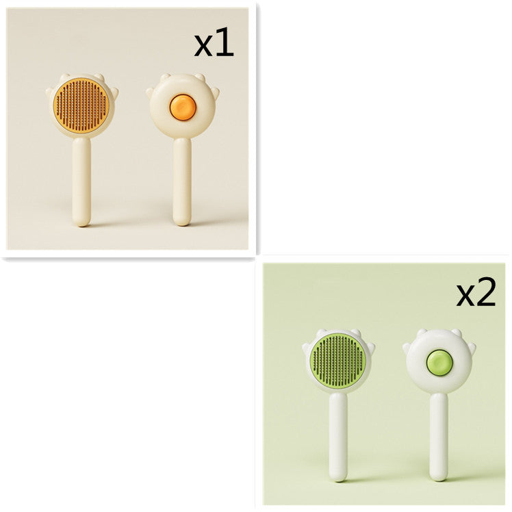 3-in-1 Pet Grooming Brush for Massage, Hair Removal & Cleaning