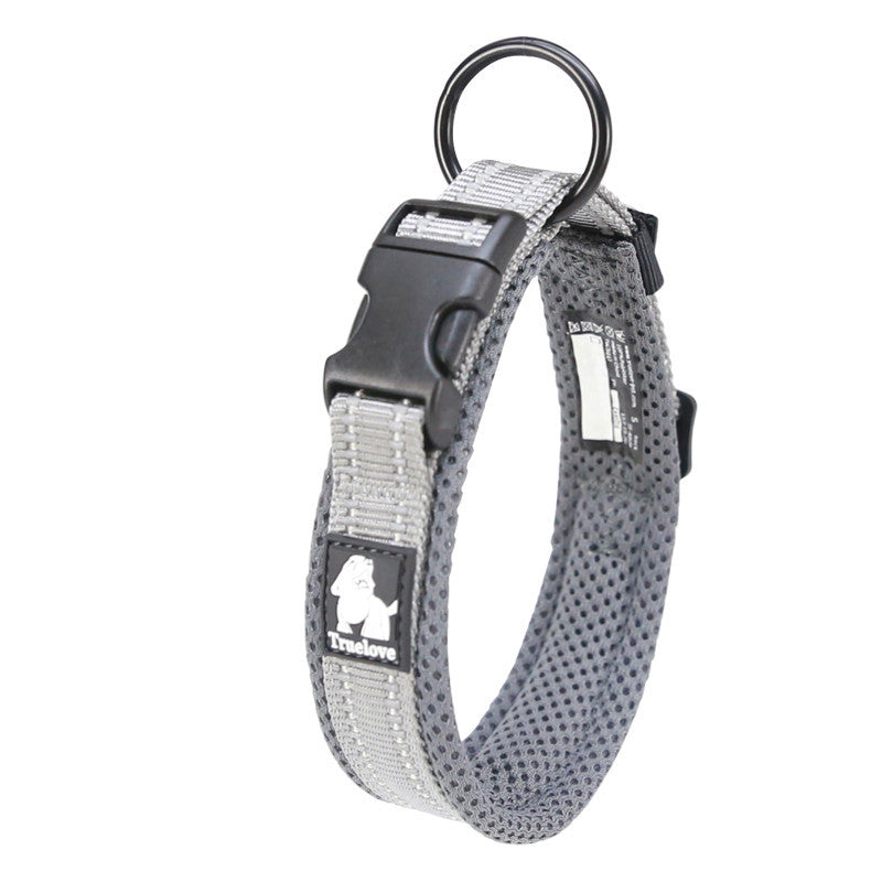 reflective soft padded dog Collar