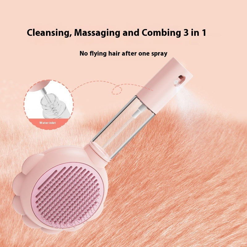 2 In 1 Self Cleaning Dog Brush