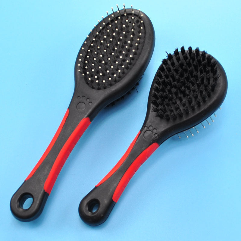 Double-sided pet knot comb