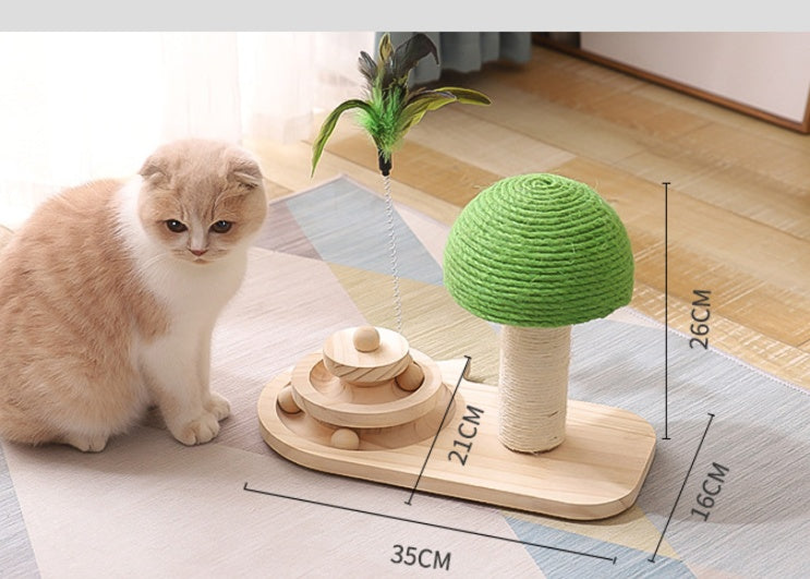 Double Sisal Balls Cat Scratch Post