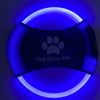 Glow in the Dark Pet Frisbee - Interactive Light-Up Toy for Outdoor Games