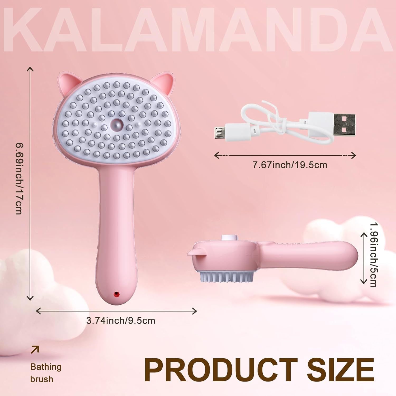 Cat Steam 4 In 1 Steamy  Brush